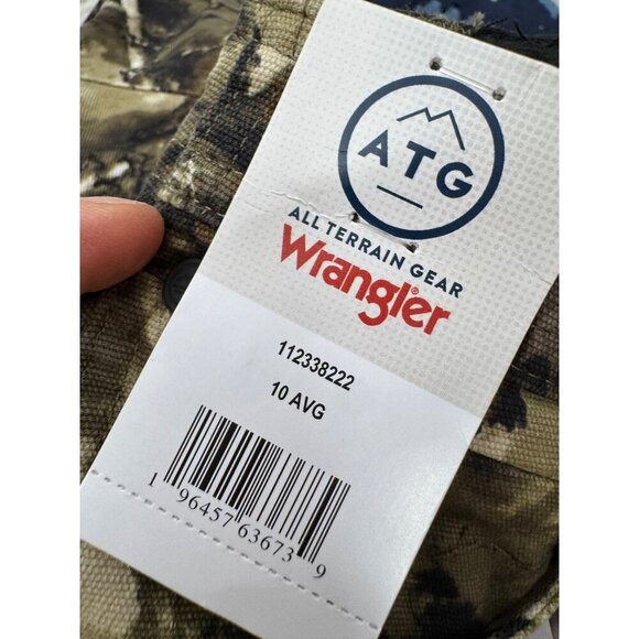 Wrangler Women's Slim Fit High-Rise ATG Canvas Pants hiking sz 10 - Picture 3 of 7